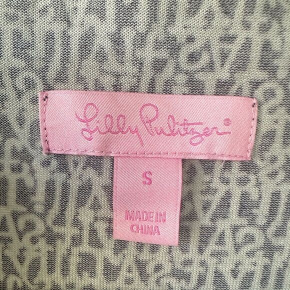 Lilly Pulitzer Blayney It's A Lilly Ruffle V Neck Silk Blend Dress S - Picture 7 of 8